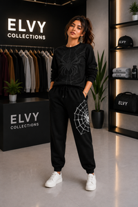ELVY - 0020 | Spider Web Signature Co-Ord Set