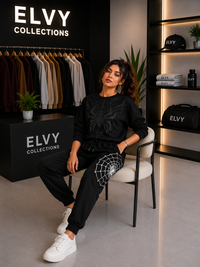 ELVY - 0020 | Spider Web Signature Co-Ord Set