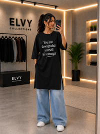 ELVY - 0030 | Stranger Statement Oversized Tee