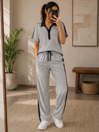 ELVY - 006 Contrast Stripe Co-Ord Set