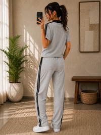 ELVY - 006 Contrast Stripe Co-Ord Set