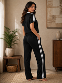 ELVY - 006 Contrast Stripe Co-Ord Set