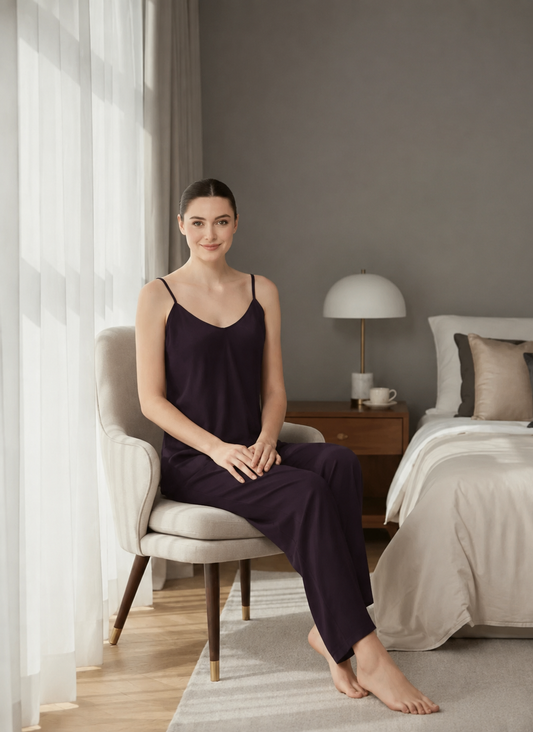 ELVY-0043 | Cami Silk And Comfortable Outfit