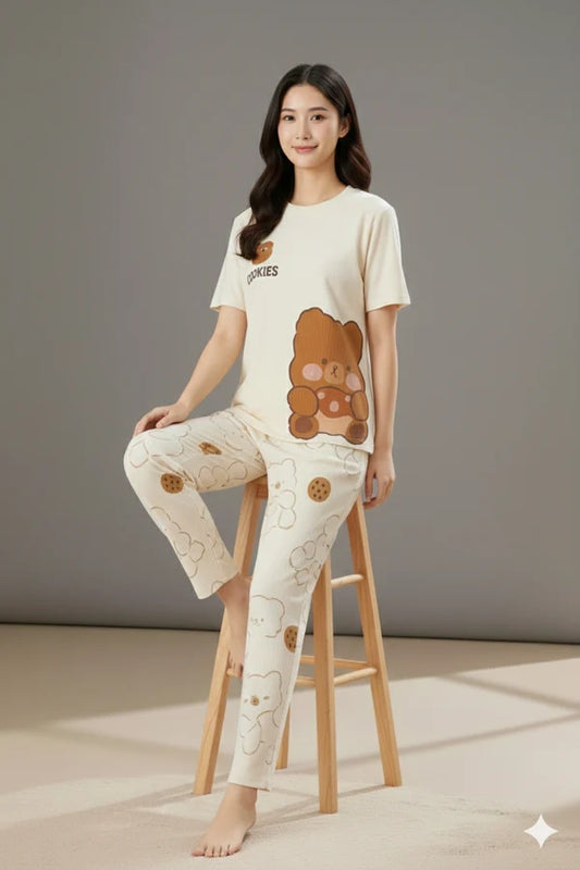 ELVY - 0065 CUITE BEAR NIGHT SUIT