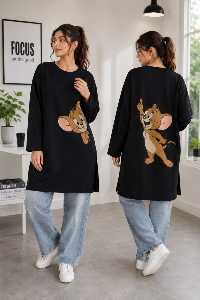 ELVY - 0022 | Jerry Oversized Long Top