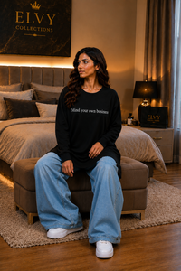 ELVY - 0028 | Mind Your Own Business Long Top